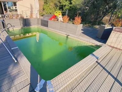 Avant — Piscine hors-sol bois